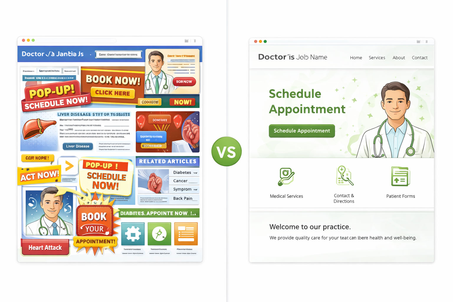 Typische Fehler im medizinischen Marketing