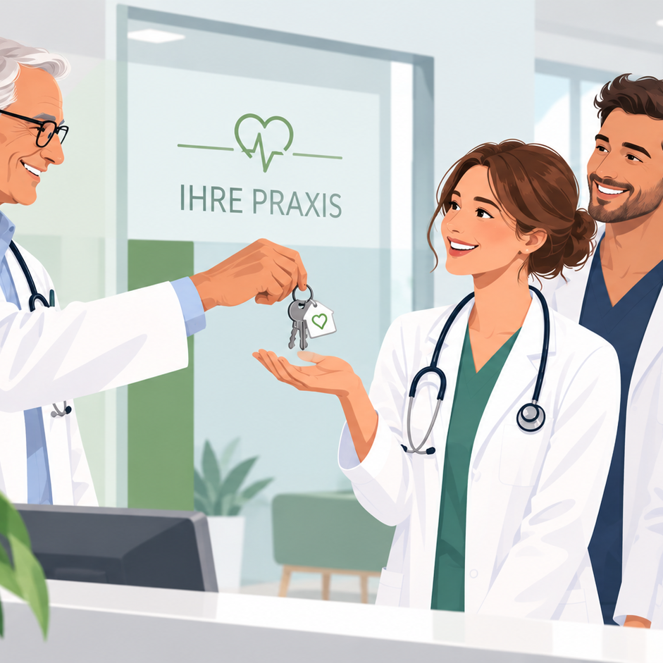 Praxisübernahme perfekt kommuniziert mit innSIGN Medizin
